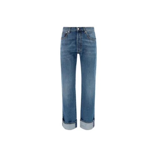 Alexander McQueen Turn Up Jeans