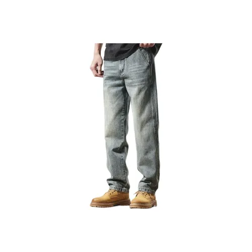 Jeep Jeans Men Peacock Blue