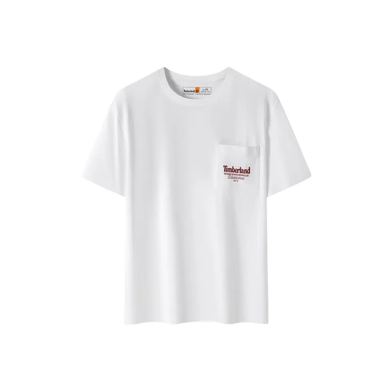 Timberland T Shirt Men's 100 White-0