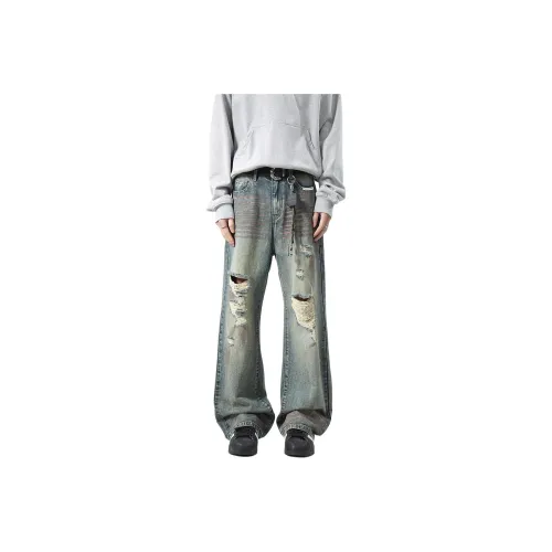 RICE NINE TEN Jeans Unisex Vintage Blue