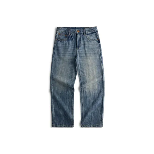 FAIRWHALE Jeans Unisex Blue