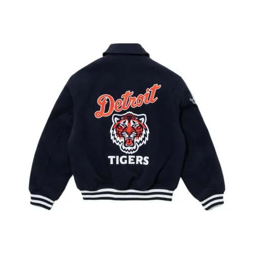 New Era Jackets Coats Unisex Marine Blue