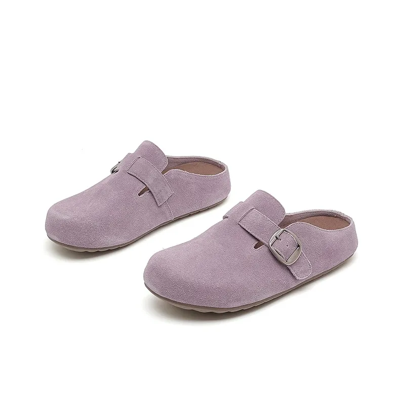 DAPHNE Rubber Sole Slip Resistant Closed Toe Slippers Women's-6