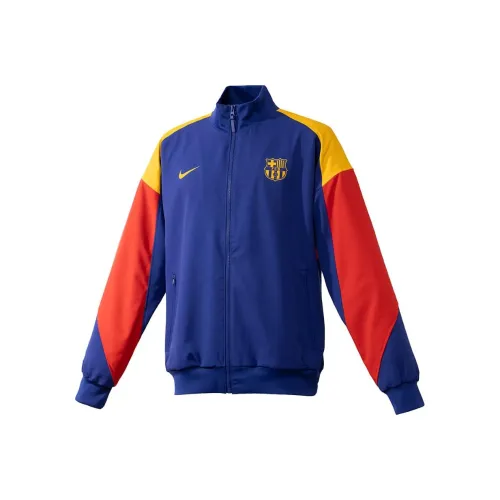 Nike F.C. Barcelona Strike Jackets Coats Men's Blue