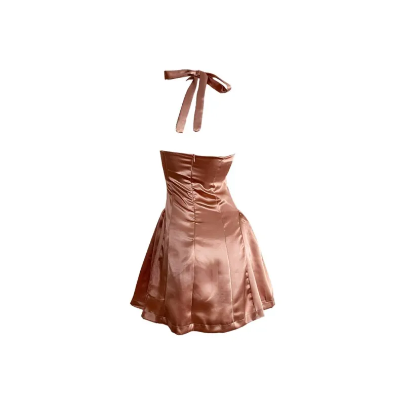 PLANE DRIFT Slip Dress Women's Gilded Orange-1