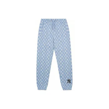 MLB Base Logo Knitted Sweatpants Unisex Blue