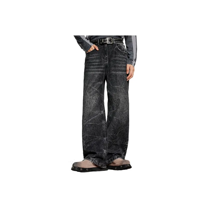 GTRG Jeans Unisex Black Gray Color-0