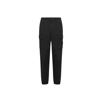STONE ISLAND Cargo Pants Men Black
