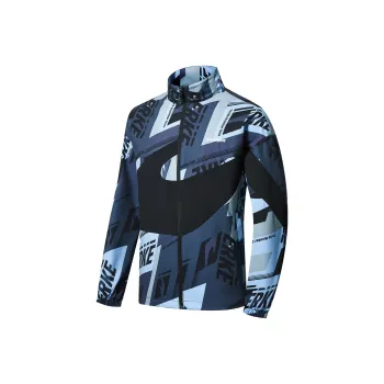 Erke Life Collection Sports Life Collection Trench Coat Men's Jet Black