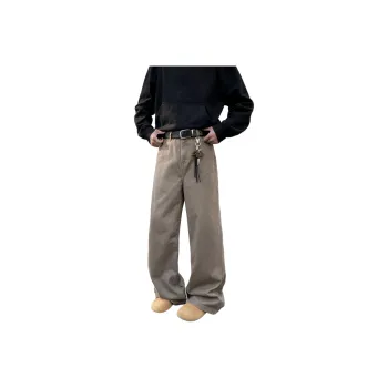 HOKLV Jeans Unisex Coffee