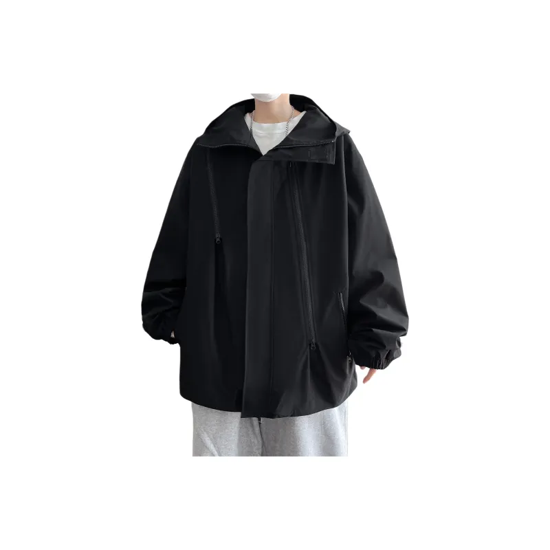 KIRHNE Jackets Coats Unisex Black-0