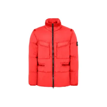 STONE ISLAND Down Jacket Men's Red