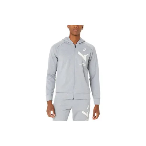 Asics Jackets Coats Unisex Gray