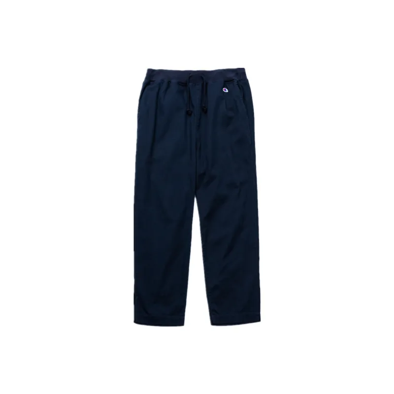 Champion Straight Casual Pants Japan Version Unisex Navy Blue-0