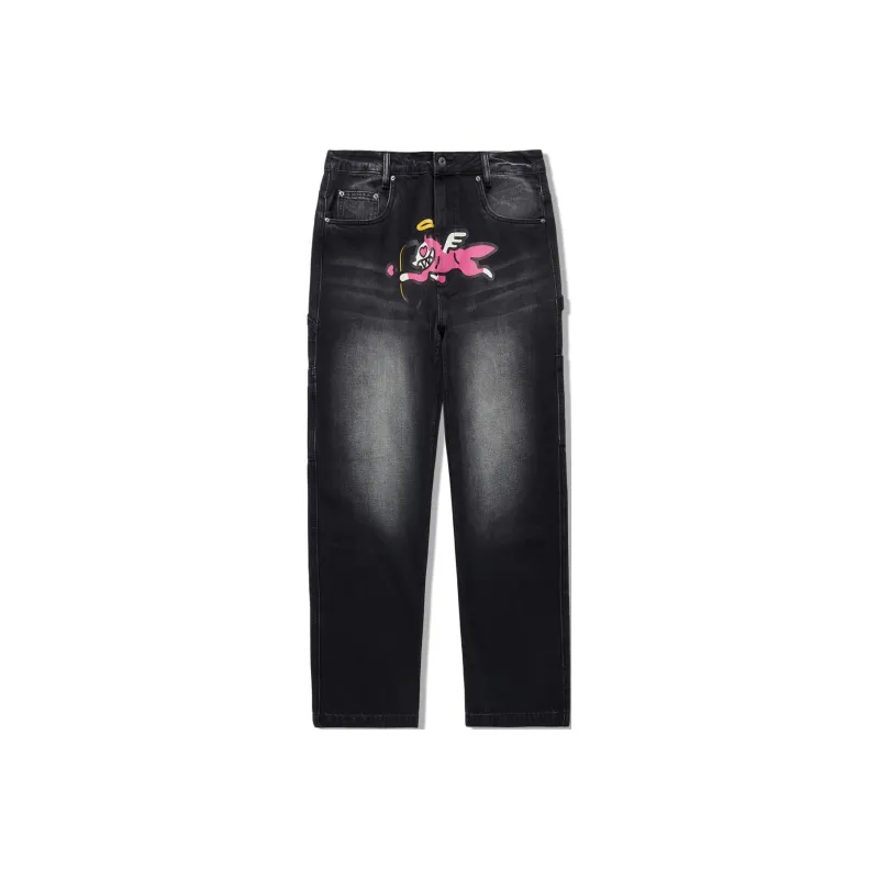 LiNing Jeans Men Denim Black-0