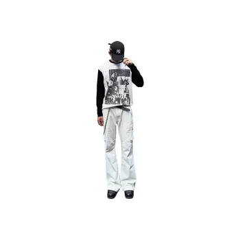 NVRFRGT Jeans Unisex White