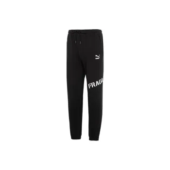 PUMA CLASSICS Knitted Sweatpants Men Black