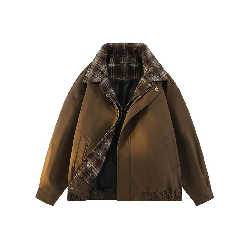 ADOONGA Jackets Coats Unisex Navy Blue-3