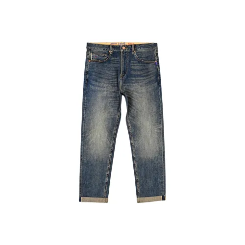 Devanro Jeans Men Blue