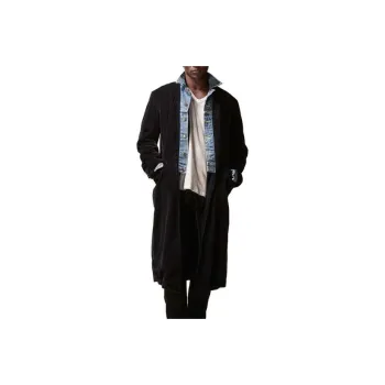 GREG LAUREN FW23 Trench Coat Men's Black