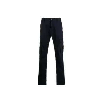 STONE ISLAND Compass Motif Straight Leg Trousers