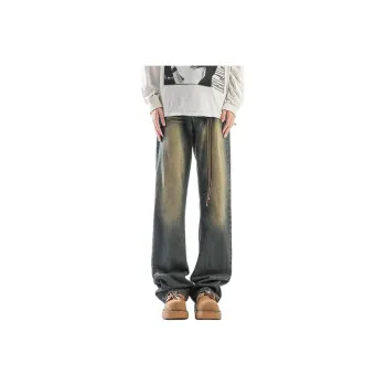 Children Of Huaxia 2025 Spring Summer Jeans Men's Vintage Blue