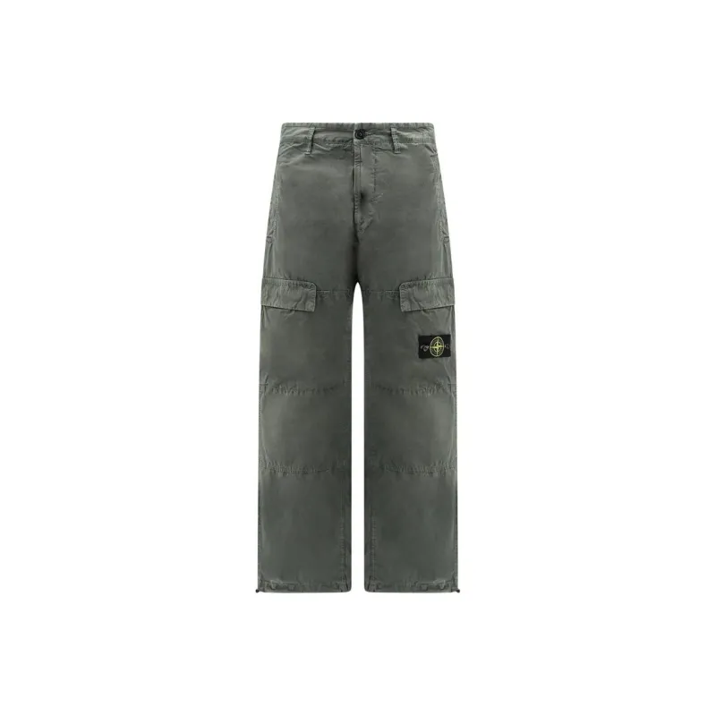 STONE ISLAND Compass badge Straight Trousers-0