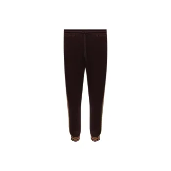 GUCCI FW21 Knitted Sweatpants Men's Coffee