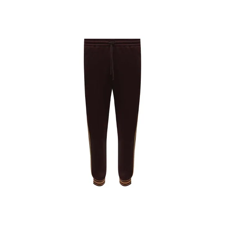 GUCCI FW21 Knitted Sweatpants Men's Coffee-0