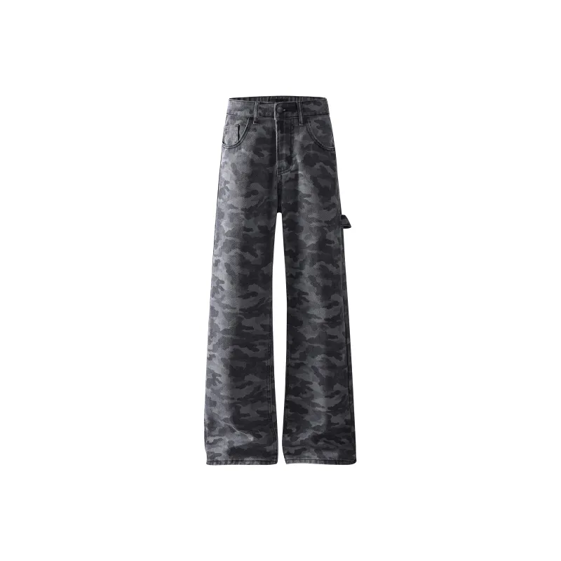 Jeep Jeans Unisex Camouflage Black-0