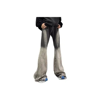 MGXEK Jeans Unisex Black Gray