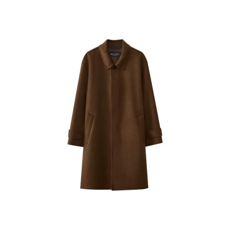 MARC OPOLO Trench Coats Men Walnut Brown 777-0