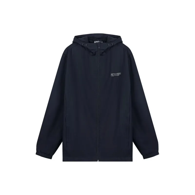 QIAODAN Trench Coat Men's Nova Blue-0