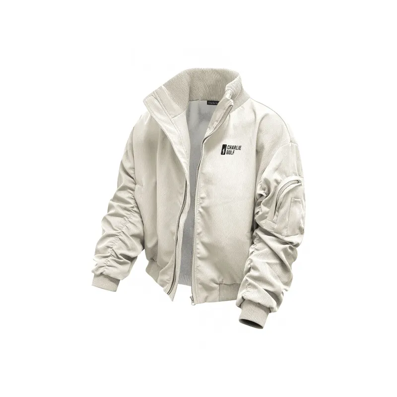 CHARLIE GOLF Jackets Coats Unisex Apricot-4