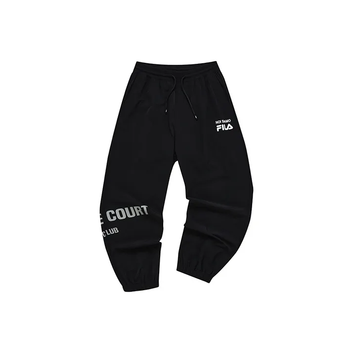 FILA FUSION Knitted Sweatpants Men Pitch Black-0