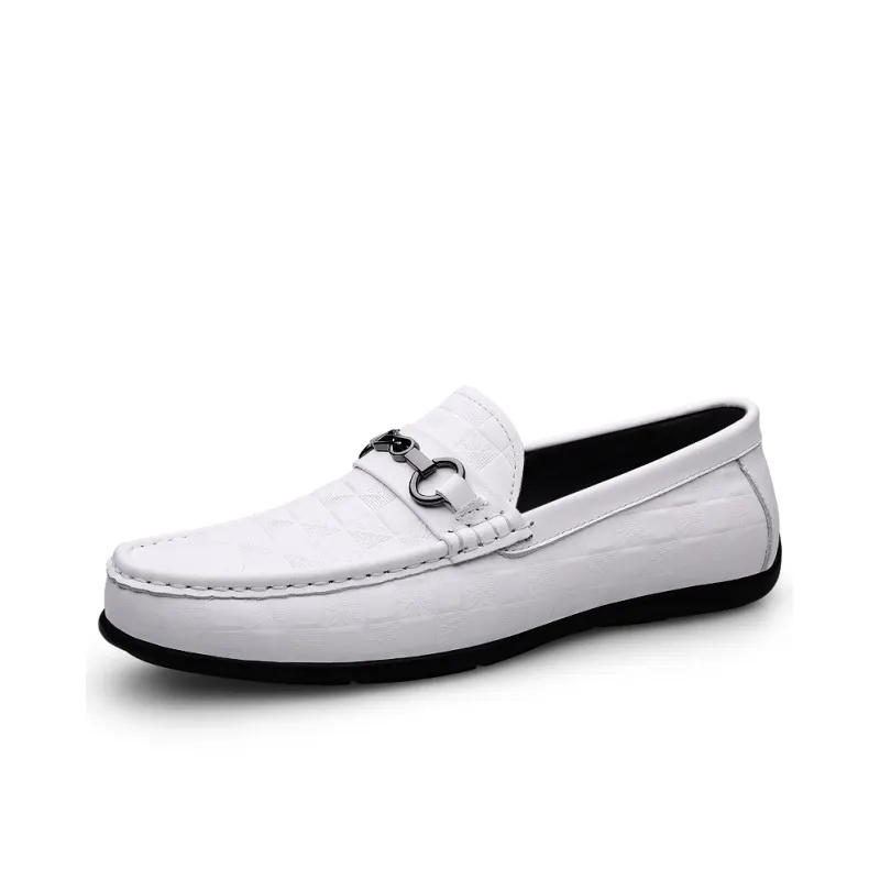 Eminu Men's Casual Shoes Men Low Top Black/White-1
