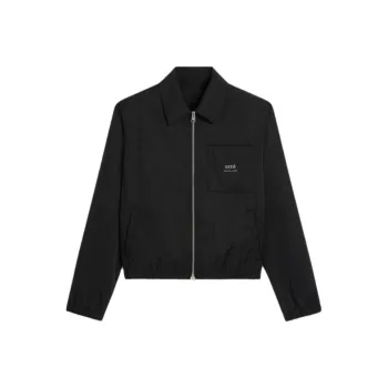 AMIPARIS Logo lettering Bomber Jacket