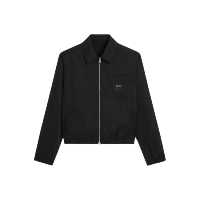 AMIPARIS Logo lettering Bomber Jacket-0