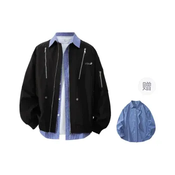 FASTFISH Jackets Coats Unisex Black