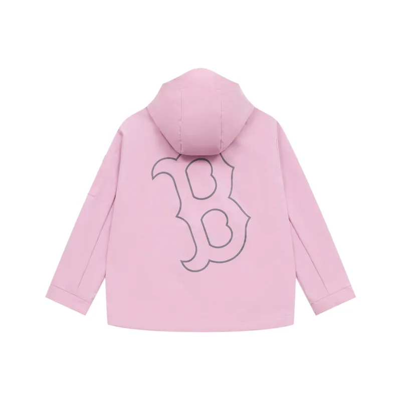 MLB Basic Collection Basic Boston Red Sox SS25 Jackets Coats Unisex Heather Gray Purple-0