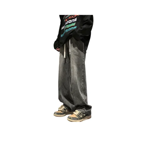 A28T Jeans Unisex Black Gray Color