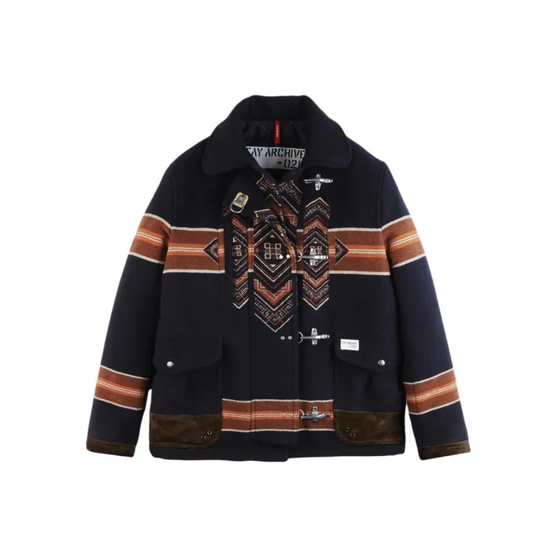 FAY 4 Ganci Yateh Logo Patch Cardigan-0