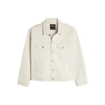 Hollister Jackets Men Cream