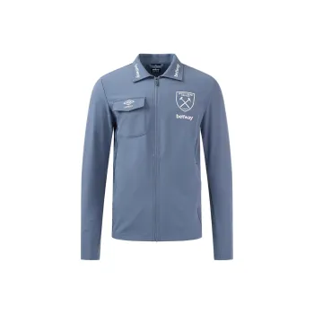 Umbro SS24 West Ham Utd 24/25 Presentation Jacket Jackets Coats Men's Light Blue