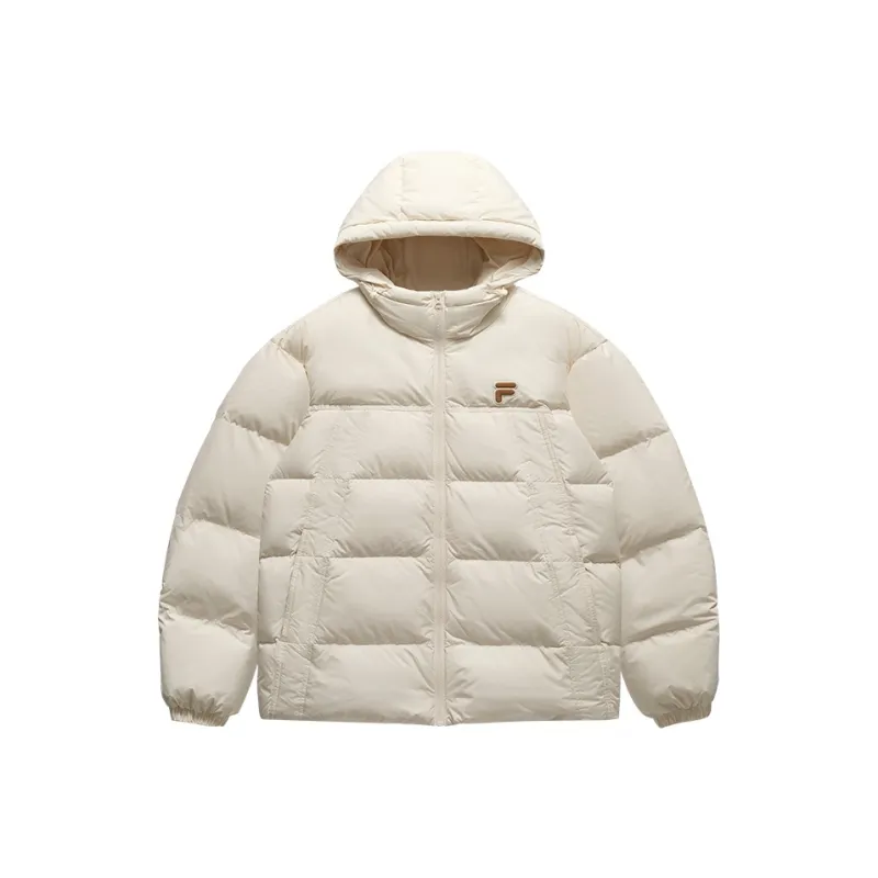 FILA FUSION FOB Down Jacket Unisex Wheat Cream-0