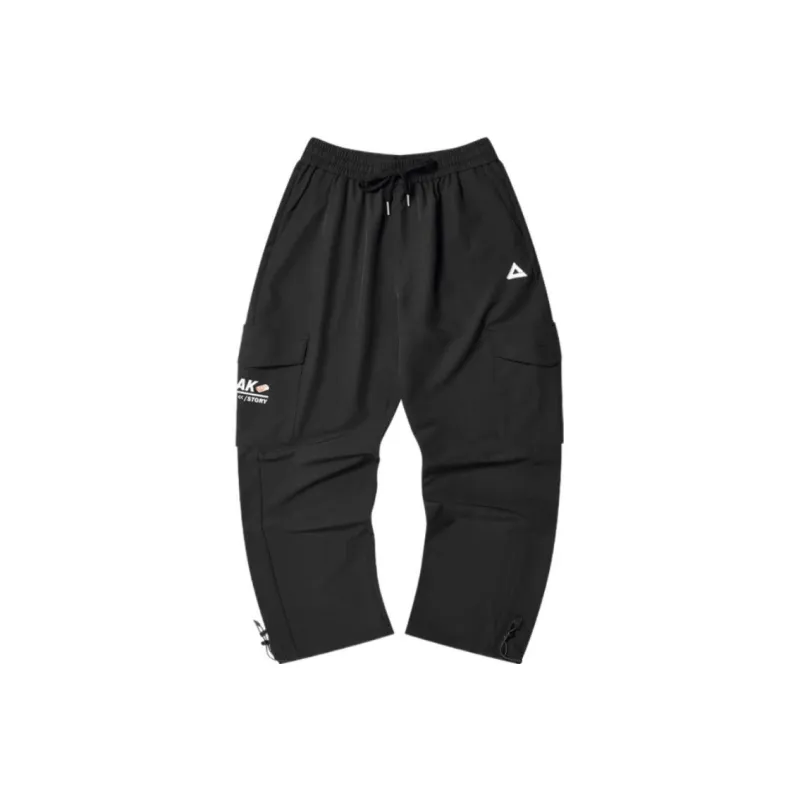 PEAK Straight Sports Pants Men's Black-0