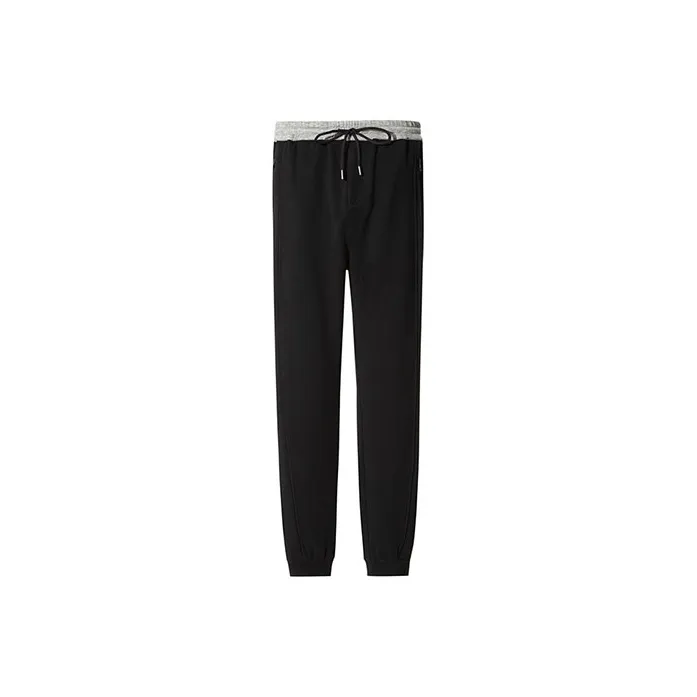 LIU·JO UOMO Straight Casual Pants Men's Black-0