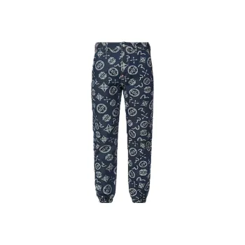 EVISU SS22 Jogger Non Stretch Moderate Jeans Men's Blue
