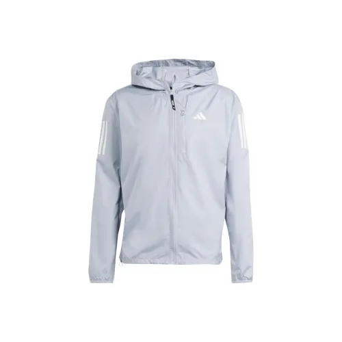 Adidas Own The Run Jacket Jackets Coats Men's Light Silver