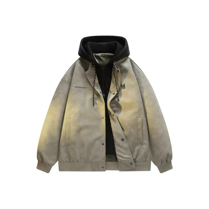 OM NOM Jackets Coats Unisex Black-4